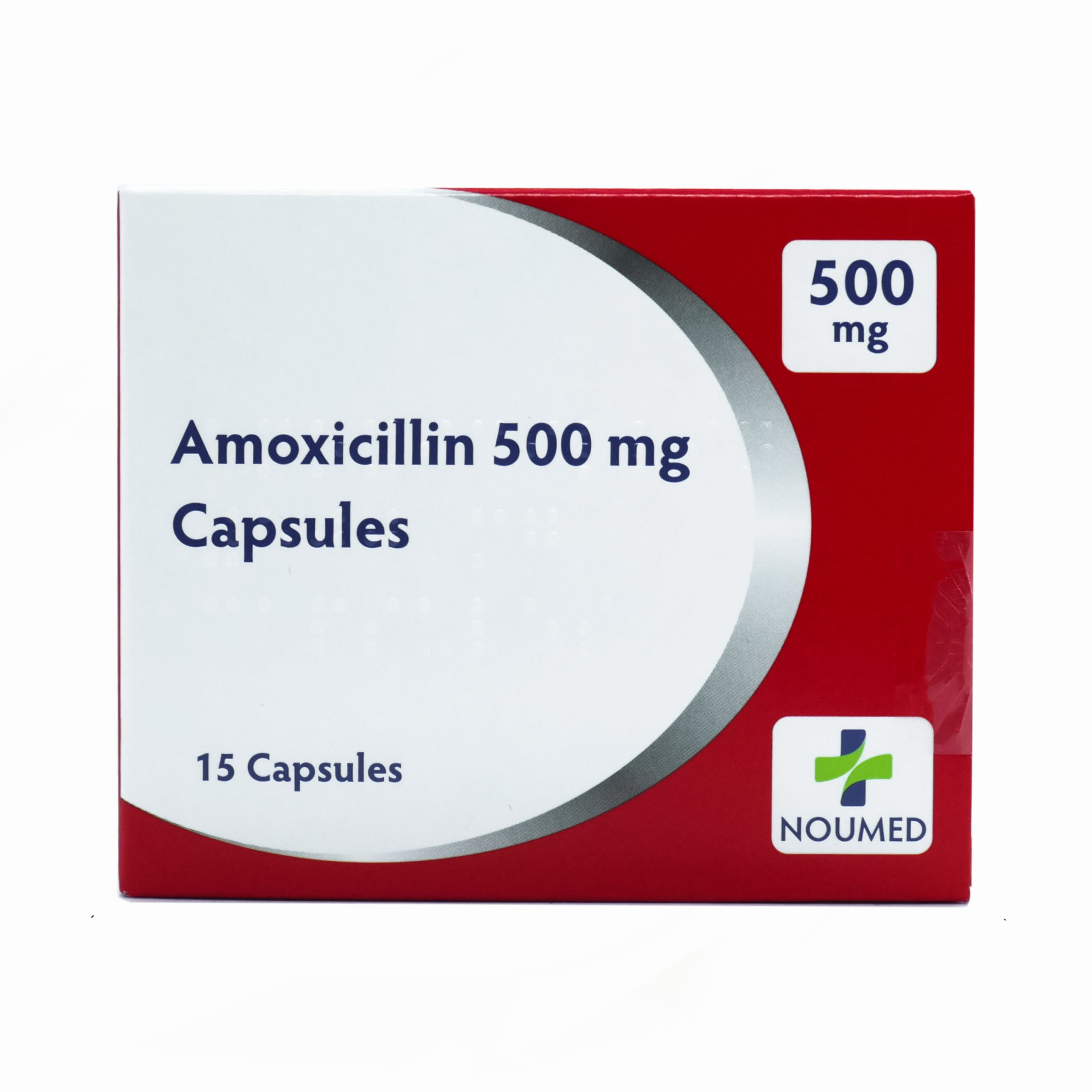 Box of Amoxicillin Capsules for treating bacterial infections