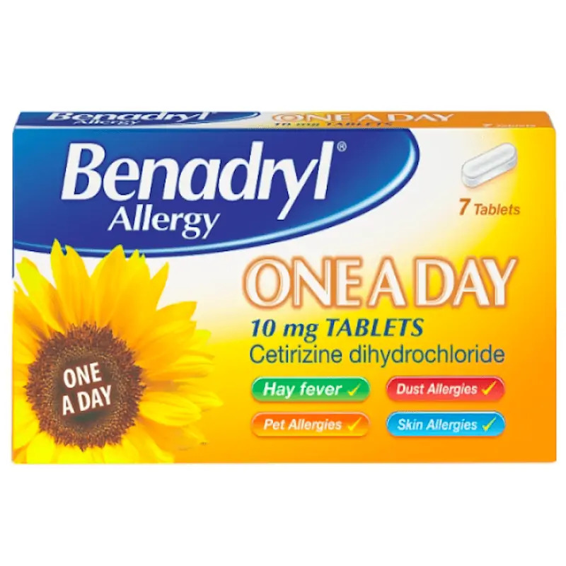 Benadryl One A Day Allergy Tablets 7