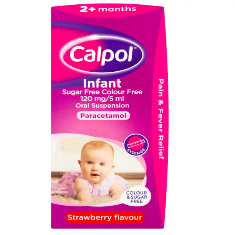 Calpol Infant Suspension Colour & Sugar Free 100ml