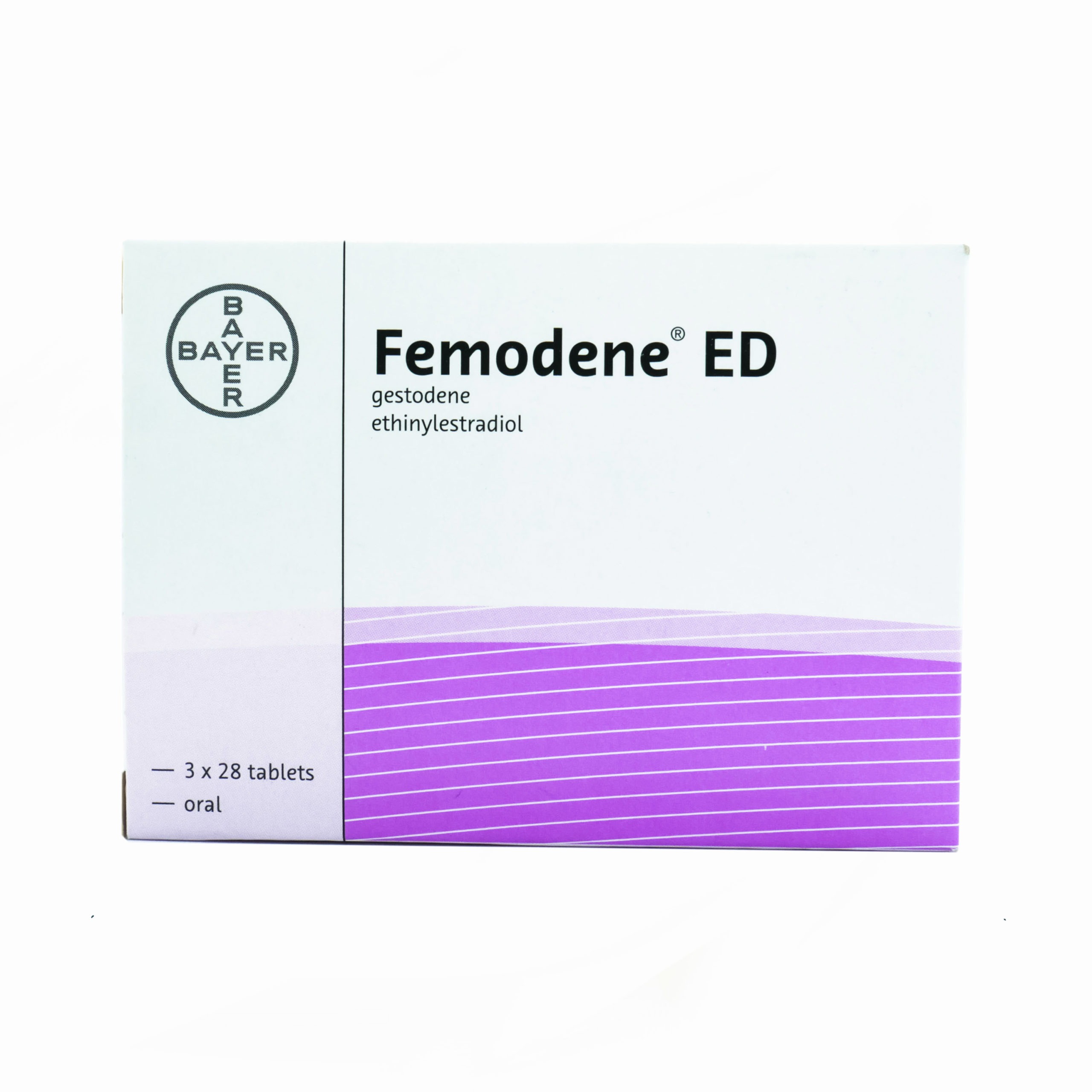 Box of Femodene Tablets for oral contraception