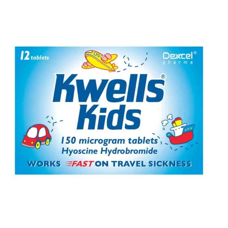 Kwells Kids Travel Sickness – 12 Tablets