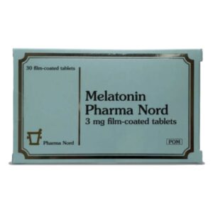 Box of Melatonin 3mg Tablets for sleep support