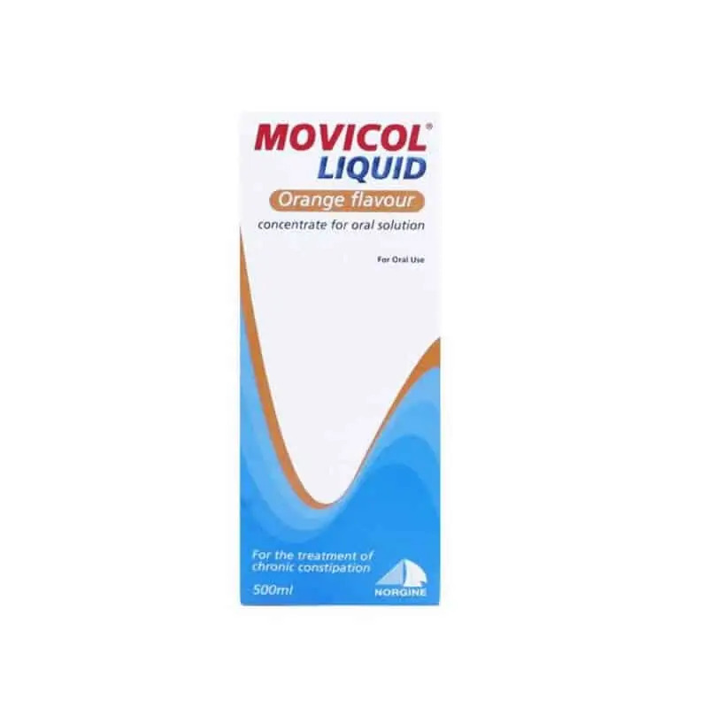 Movicol Liquid Orange Flavour 500ml
