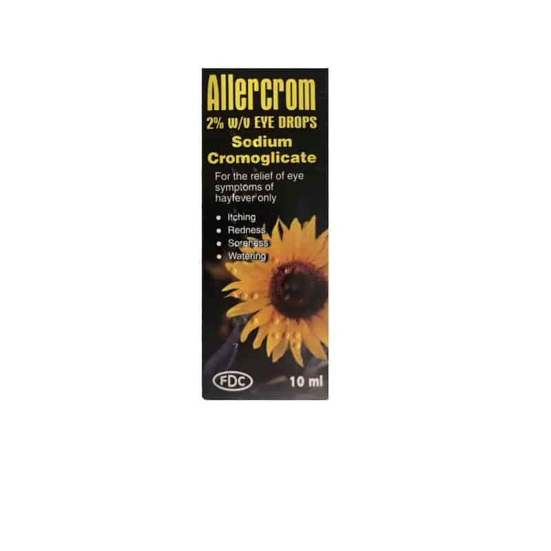 Sodium Cromoglicate 2% 10ml Allergy Eye Drops