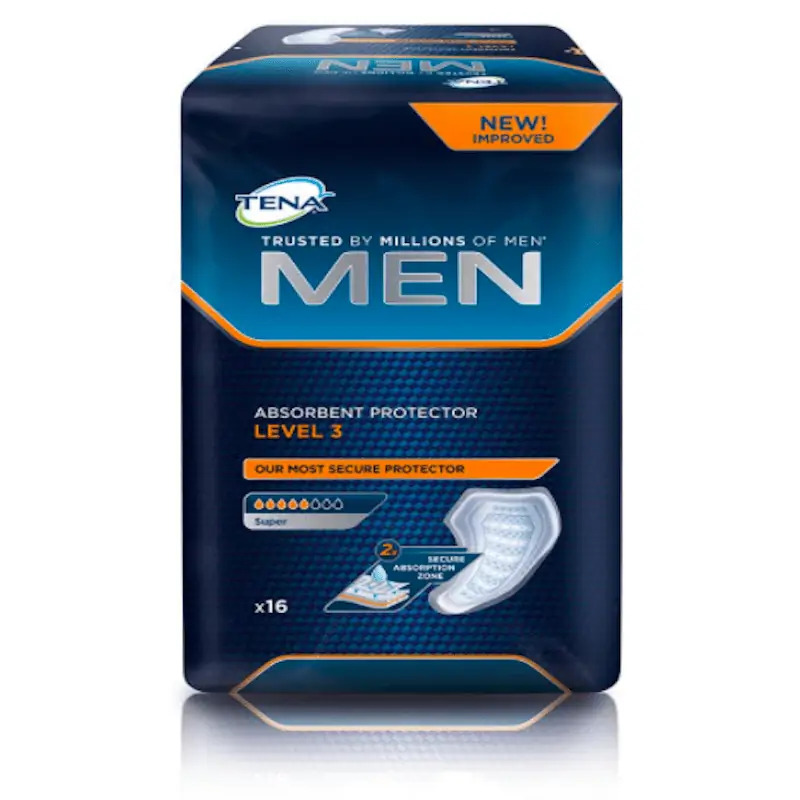 Tena For Men Absorbent Protector Level 3 – 8 Pack