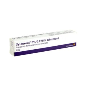 Xyloproct packaging and applicator for rectal discomfort