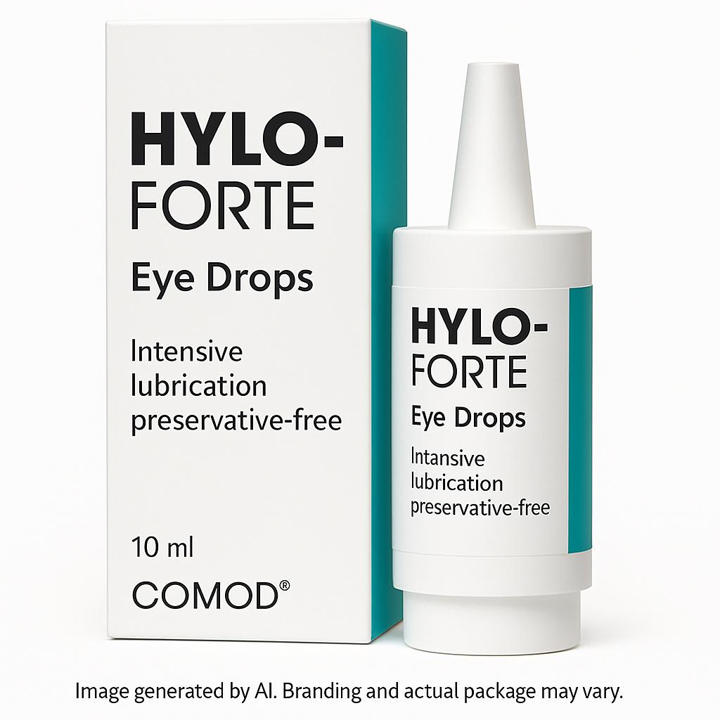 Hylo-Forte Eye Drops Packaging